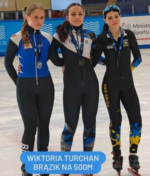 Brązowy medal Pucharu Polski w short tracku dla Wiktorii Turchan z SMS Duszniki