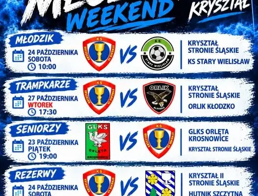 Kryształ Stronie Śląskie – meczowy weekend pełen emocji
