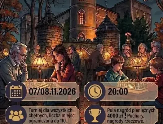 III Nocny Maraton Szachowy w Szczytnej – 7 listopada, pula nagród 4000 zł