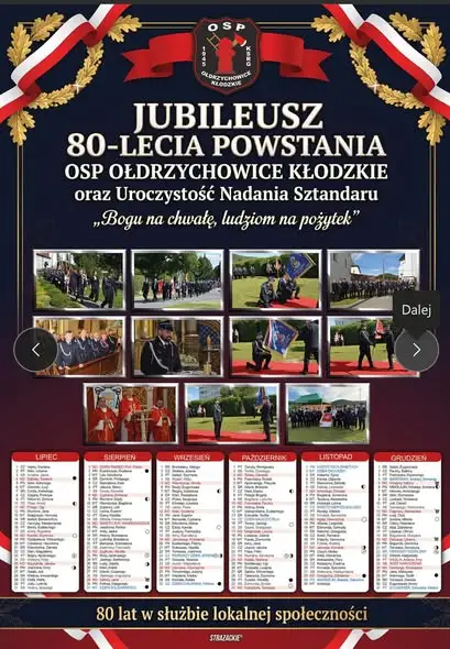 OSP Oldrzychowice prezentuje kalendarze na 2027 rok i zachęca do głosowania w Budżecie Obywatelskim