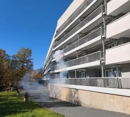 Ćwiczenia strażackie w Szpitalu Uzdrowiskowym „Jubilat” w Lądku-Zdroju
